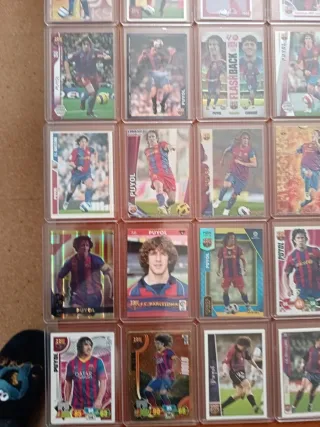 Lote 38 cromos Puyol Barça