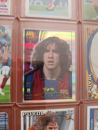 Lote 38 cromos Puyol Barça