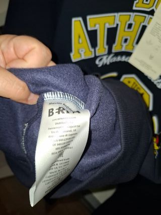 Felpa Uomo Berna GC Boston Blu XXL Nuovo