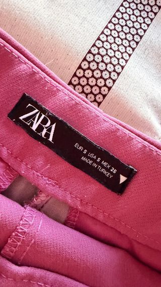 Falda pantalón rosa