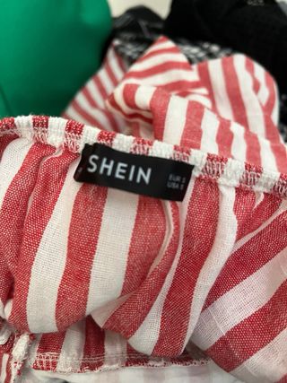 Vestido Rayas Rojas y Blancas