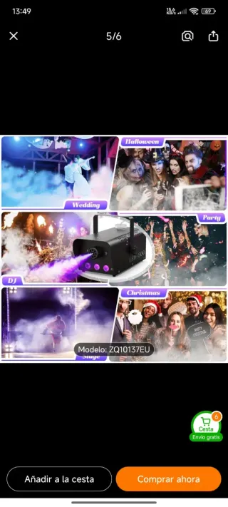 Máquina de humo LED-500