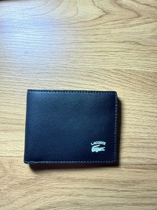 Cartera Lacoste Negra