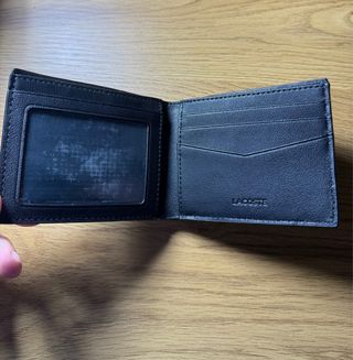 Cartera Lacoste Negra
