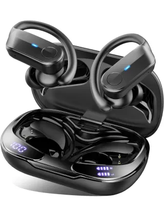 Auriculares Deportivos Bluetooth 5.4 Negros
