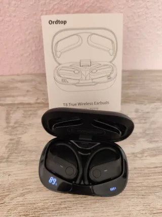 Auriculares Deportivos Bluetooth 5.4 Negros