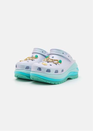 Crocs Edición Limitada Plataforma Turquesa