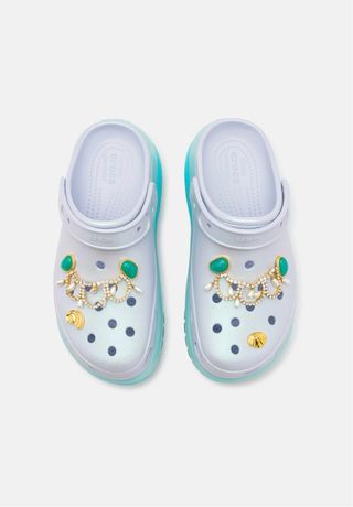 Crocs Edición Limitada Plataforma Turquesa