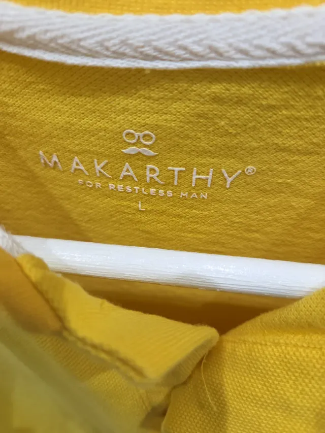 Polo Makarthy Hombre Talla L Amarillo
