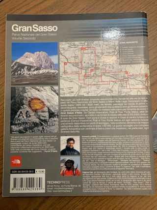 Guida Gran  Sasso technopress con carte turistiche