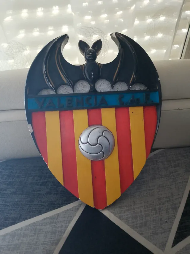 Escudo Valencia CF Pared Metal