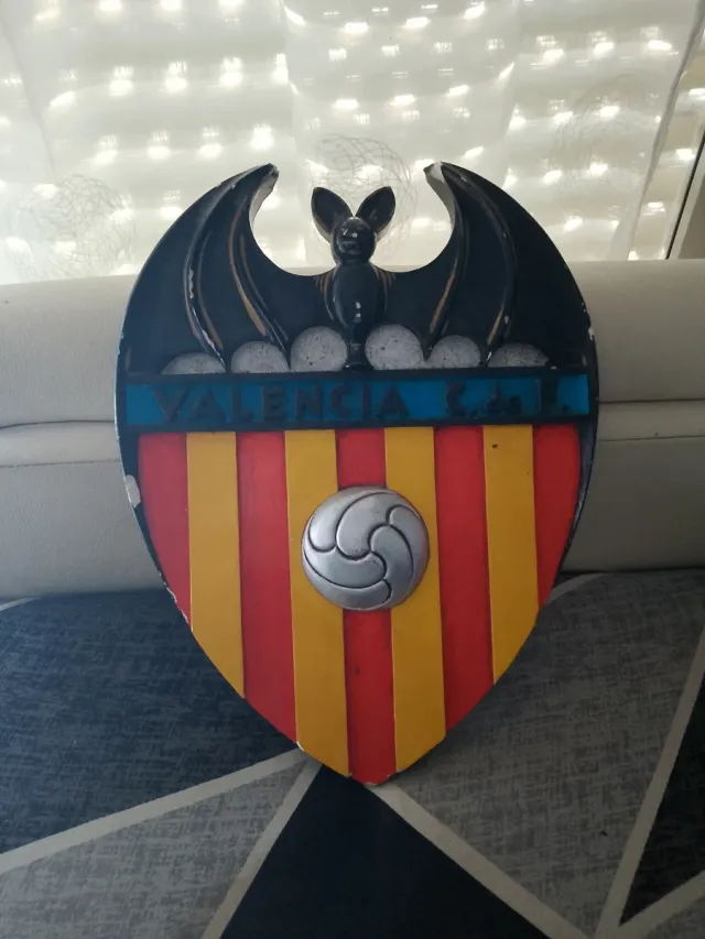 Escudo Valencia CF Pared Metal