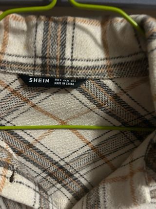 Camisa cuadros SHEIN