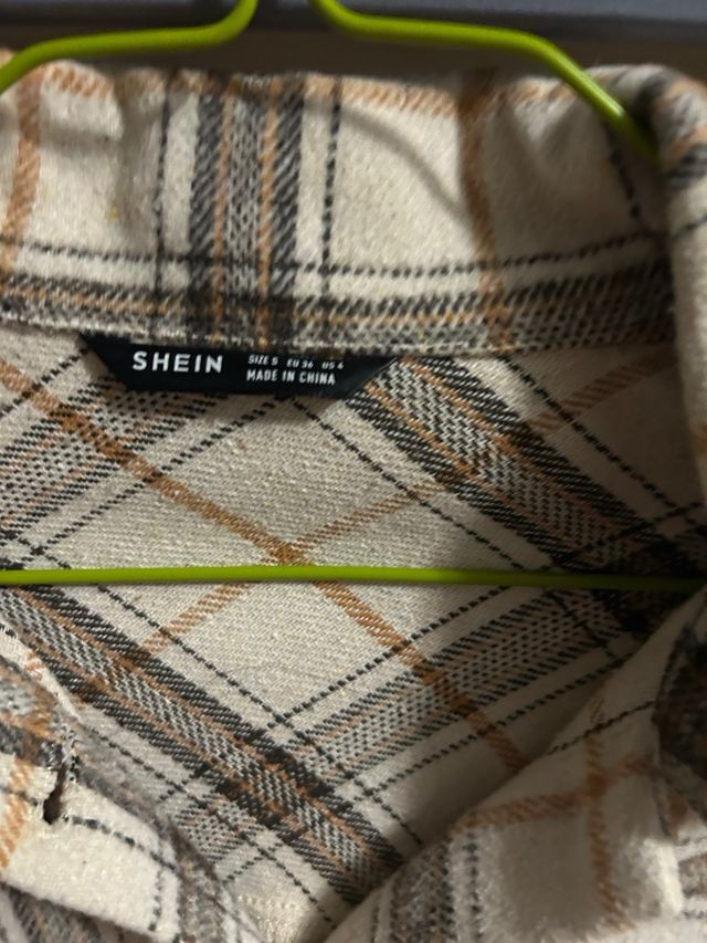 Camisa cuadros SHEIN
