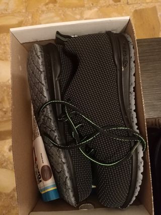 Scarpe antinfortunistiche Goffi nere e verdi