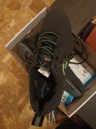 Scarpe antinfortunistiche Goffi nere e verdi