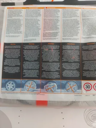 Cadenas textiles AutoSock 697 sin usar