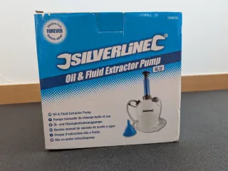Bomba Extractor Aceite y Agua Silverline 4L