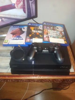 Consola PlayStation 4 (PS4) Negra 110€  Leganés