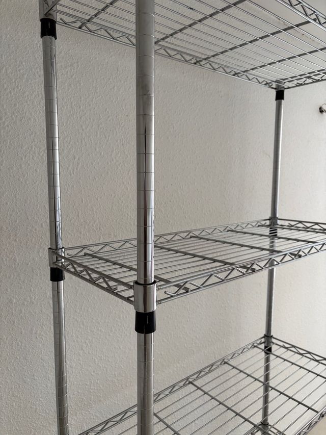 Estantería Metálica Plata 5 Niveles