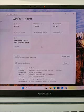 Asus Vivobook 14 OLED Argento