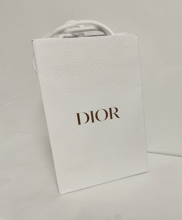 Borsa Dior bianca 22x14.5x8 cm