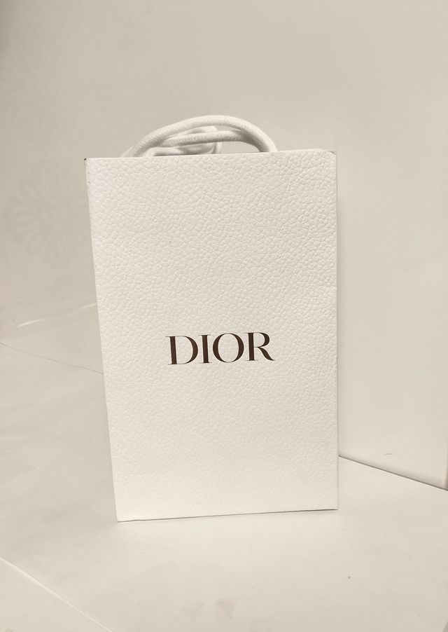 Borsa Dior bianca 22x14.5x8 cm