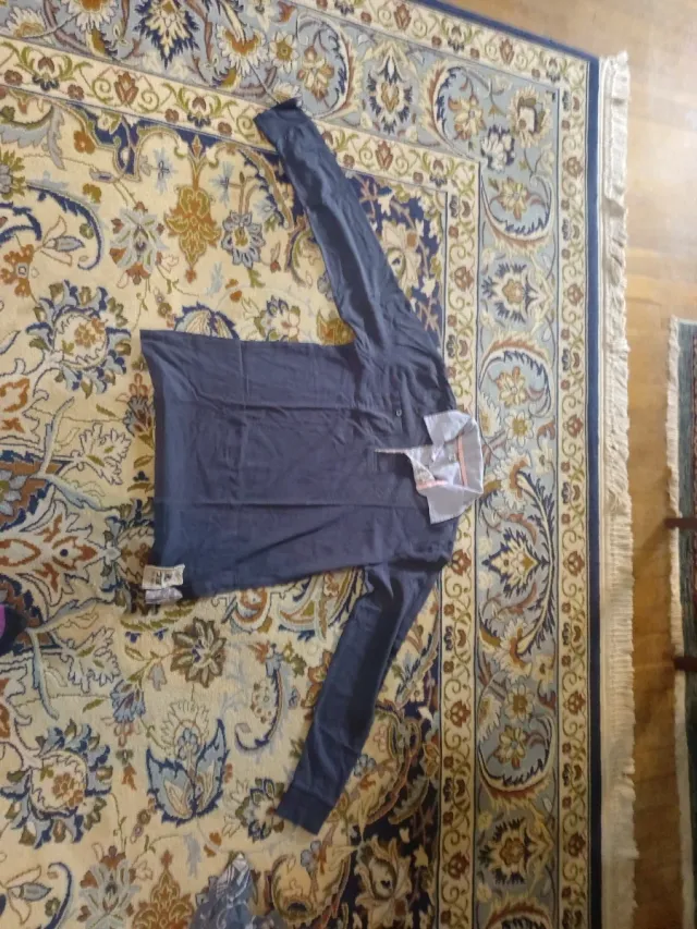 Polo Zara manga larga talla 13-14 azul