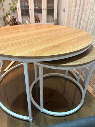 Tavoli da salotto rotondi (2 unità)
