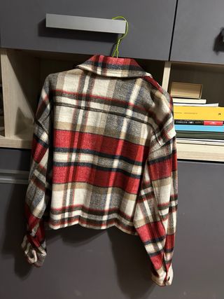 Camisa corta Zara cuadros talla única