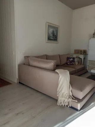 Sofá Chaise Longue color Topo