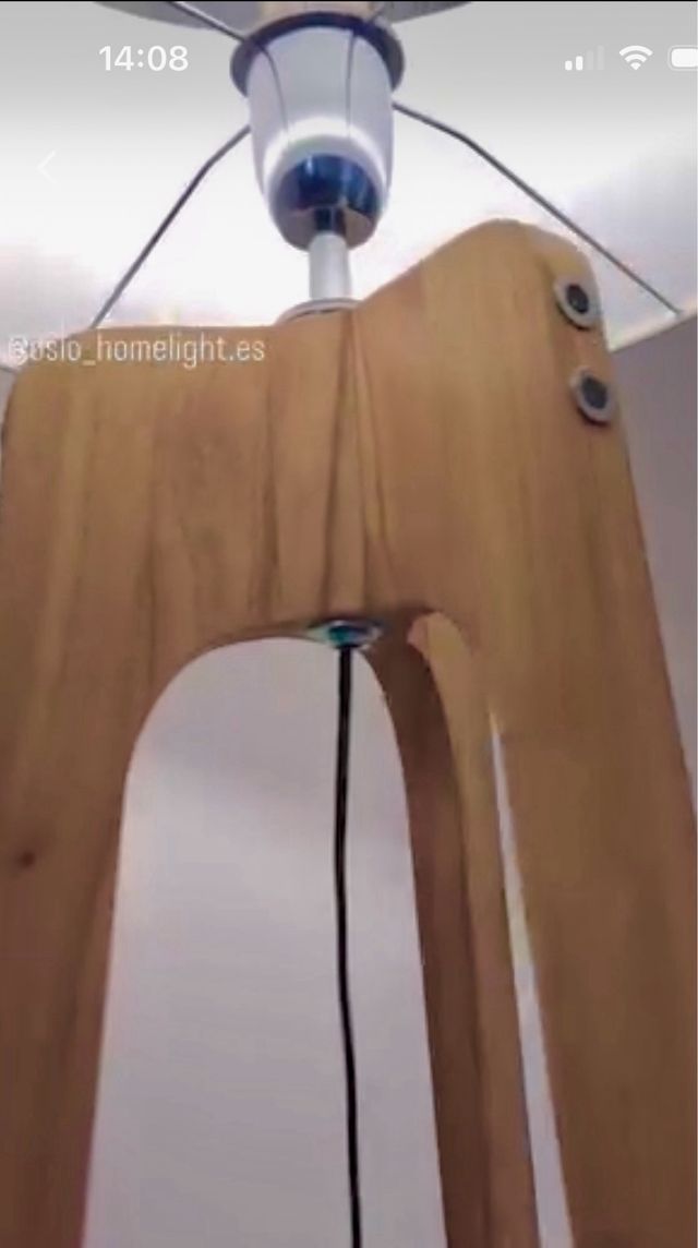 Lámpara de pie Oslo Sven hecha a mano