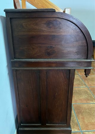 Escritorio Buró de Madera Oscura