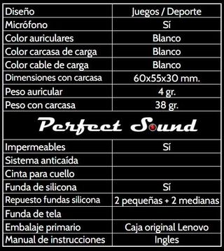 Auriculares inalámbricos Lenovo GM2 PRO (blanco)