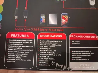 Cable MHL Micro USB a HDMI