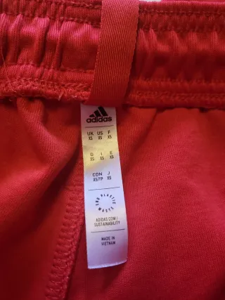 Pantalón Adidas Rojo Talla XS