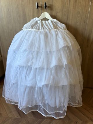 Cancán fallera blanco
