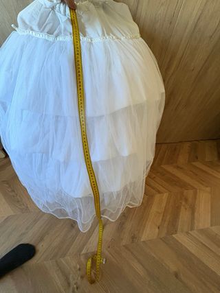 Cancán fallera blanco