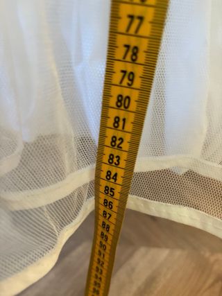 Cancán fallera blanco