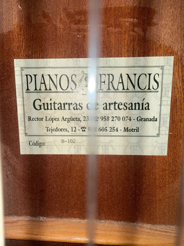 Guitarra Clásica Madera Natural