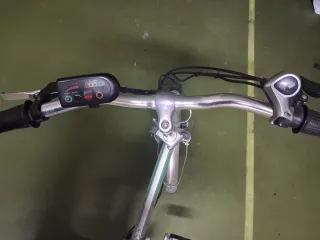 Bicicleta Eléctrica Plegable Gris