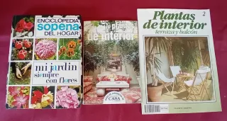3 LIBROS JARDINERÍA