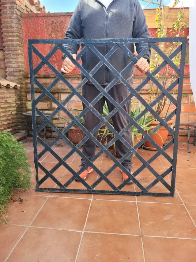 Reja de hierro forjado