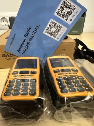 2 x BAOFENG UV-5R MINI color naranja