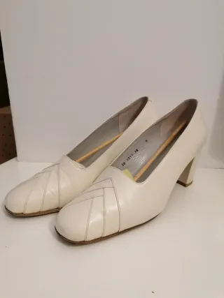 Zapatos Novia Pronovias Talla 38 Blanco Roto