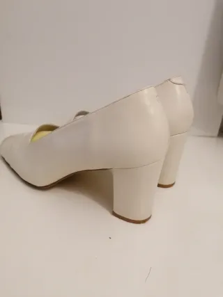 Zapatos Novia Pronovias Talla 38 Blanco Roto