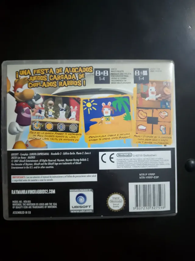 Rayman Raving Rabbids 2 Nintendo DS