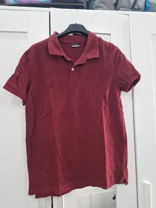 Polo Lefties Hombre Talla S Burdeos