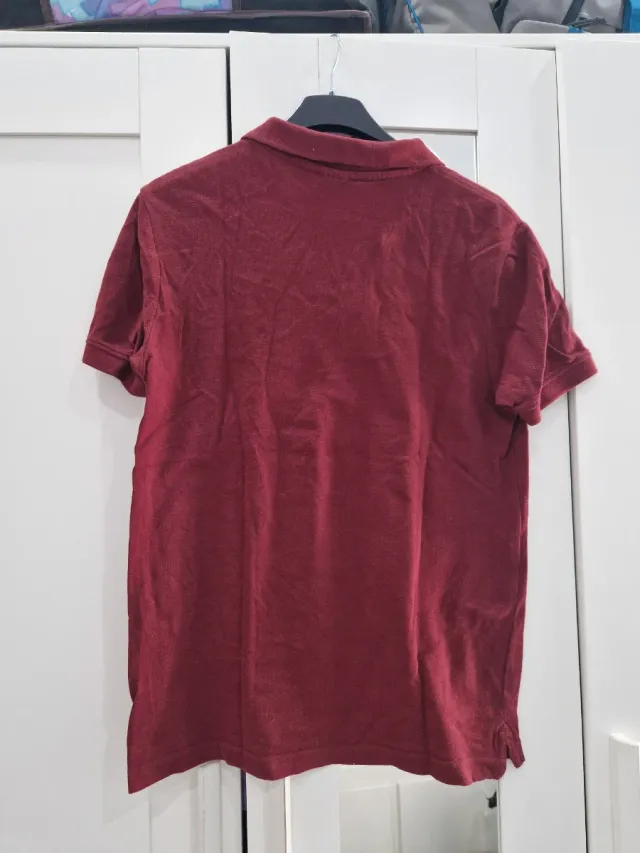 Polo Lefties Hombre Talla S Burdeos