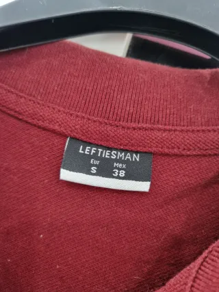 Polo Lefties Hombre Talla S Burdeos